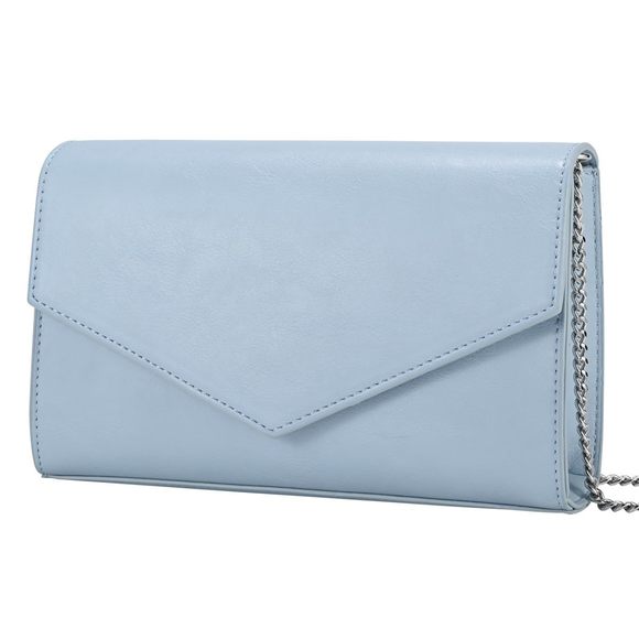 Clutch Purse, Evening Envelope Clutch Bag, Crossbody Foldover Pu ^-^ - Picture 1 of 5